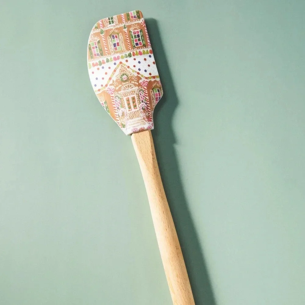 Anthropologie Gingerbread Lane Silicone Christmas Spatula